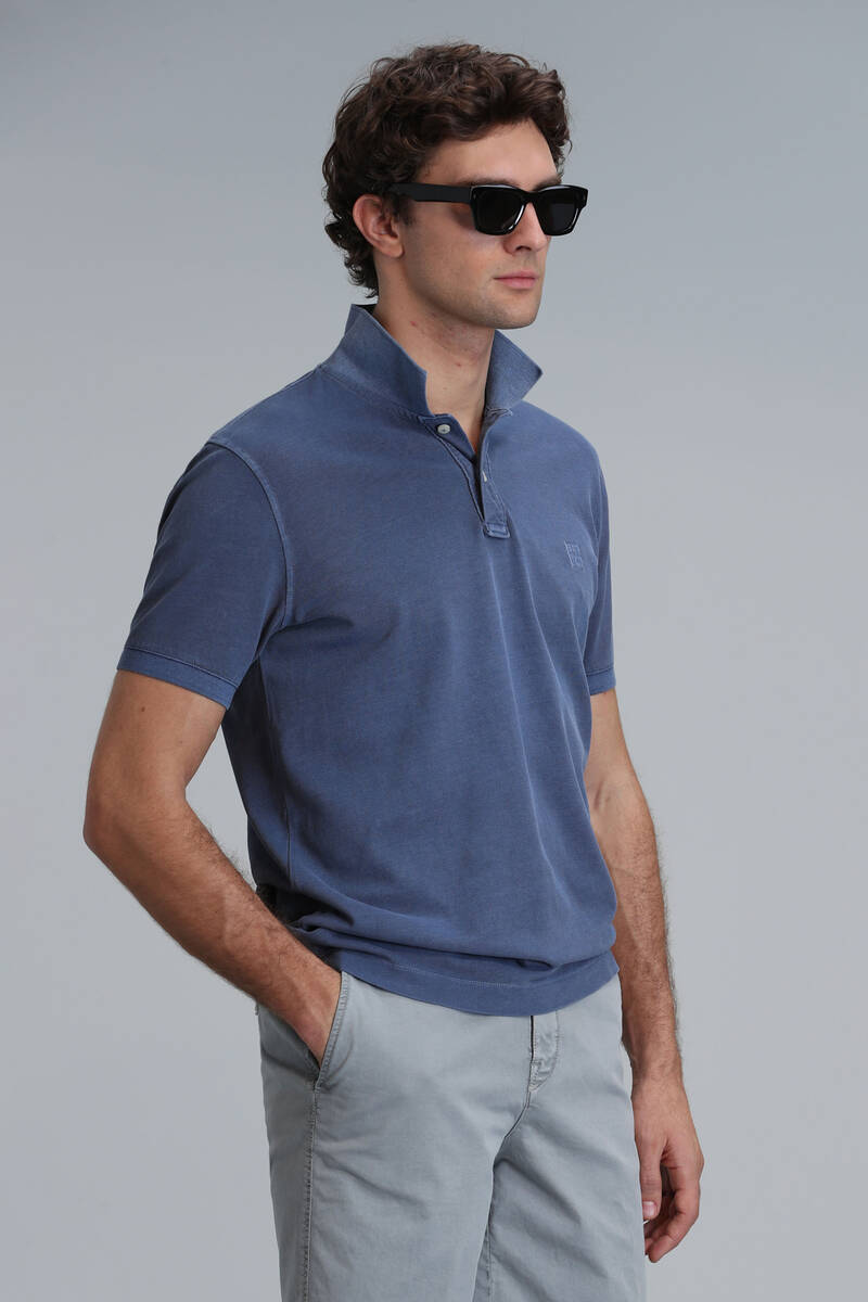 Vernon Smart Erkek Polo Tişört Açık Lacivert - 5