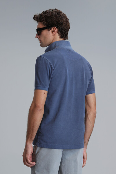 Vernon Smart Erkek Polo Tişört Açık Lacivert - 6