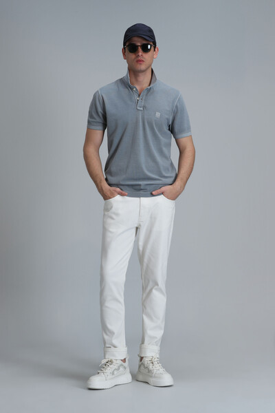 Vernon Smart Erkek Polo Tişört Gri - 2