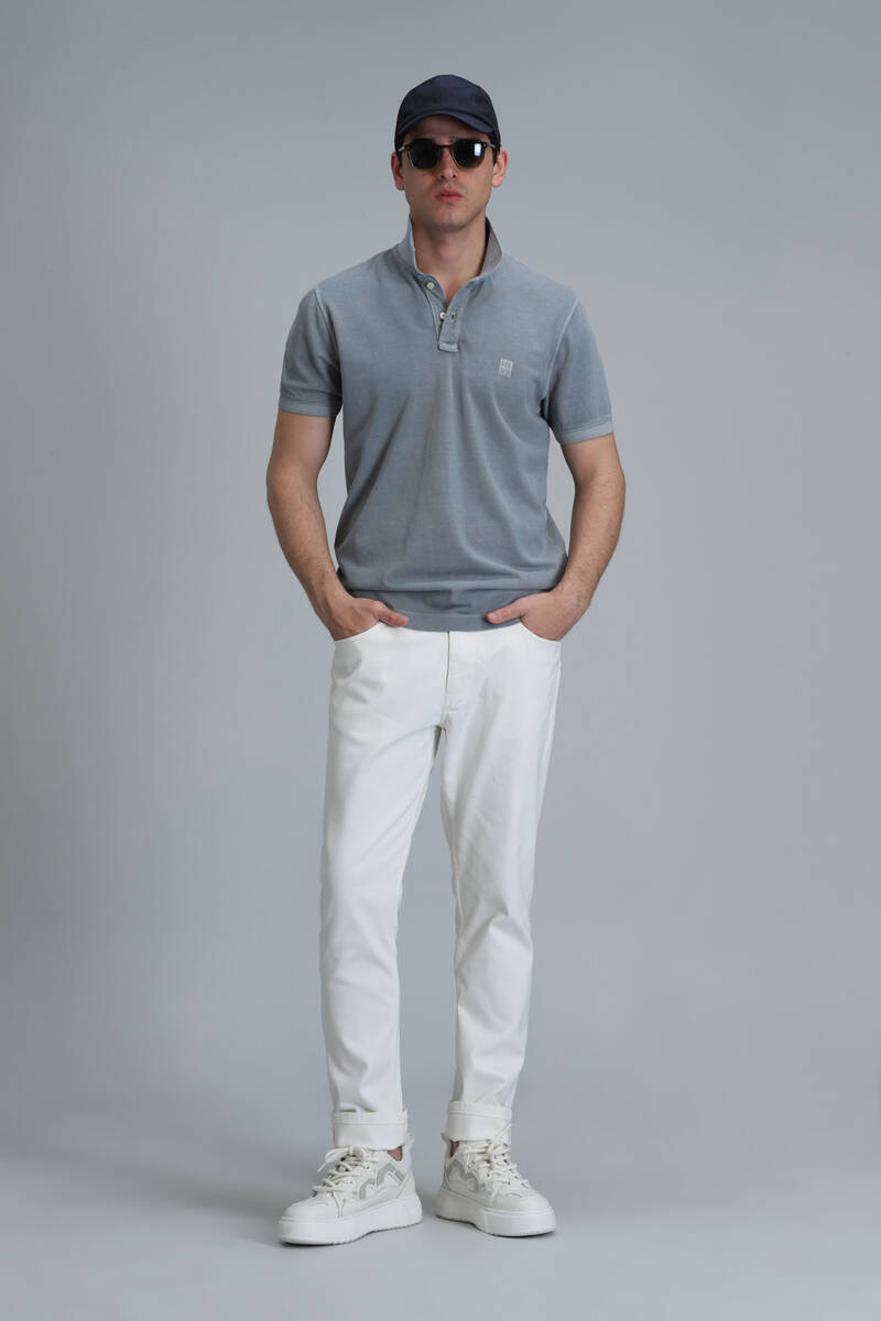 Vernon Smart Erkek Polo Tişört Gri - 2