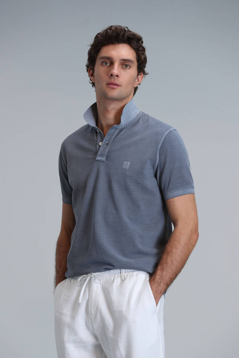 Vernon Smart Erkek Polo Tişört Koyu Gri - 1