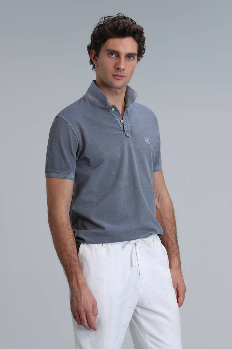 Vernon Smart Erkek Polo Tişört Koyu Gri - 5