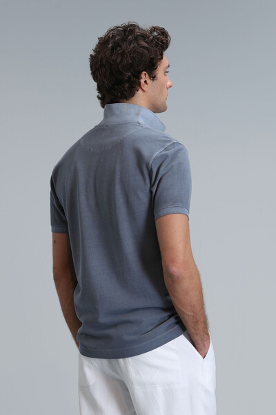 Vernon Smart Erkek Polo Tişört Koyu Gri - 6