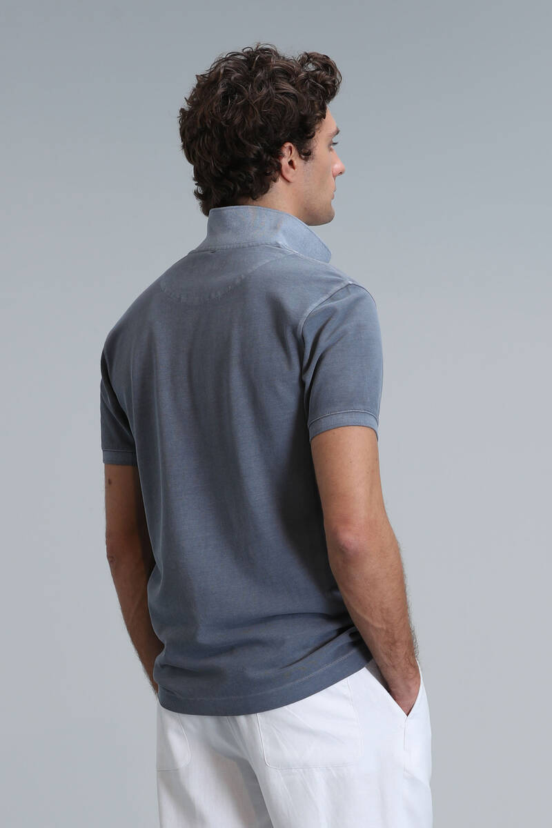 Vernon Smart Erkek Polo Tişört Koyu Gri - 6