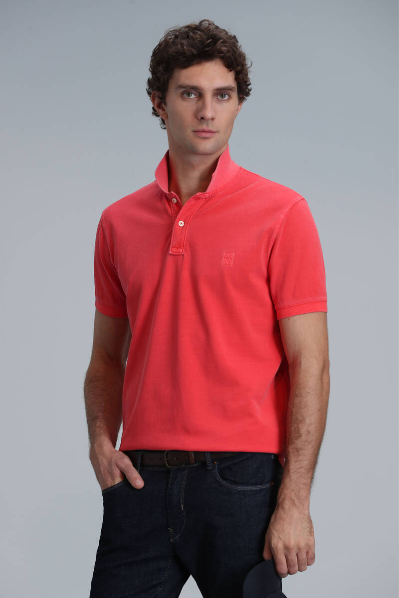 Vernon Smart Erkek Polo Tişört Mercan - 5