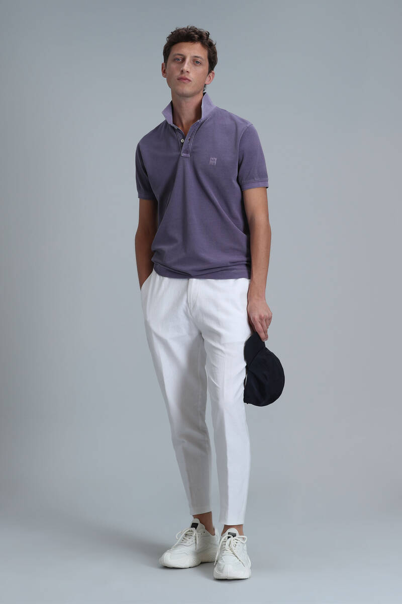 Vernon Smart Erkek Polo Tişört Mor - 2