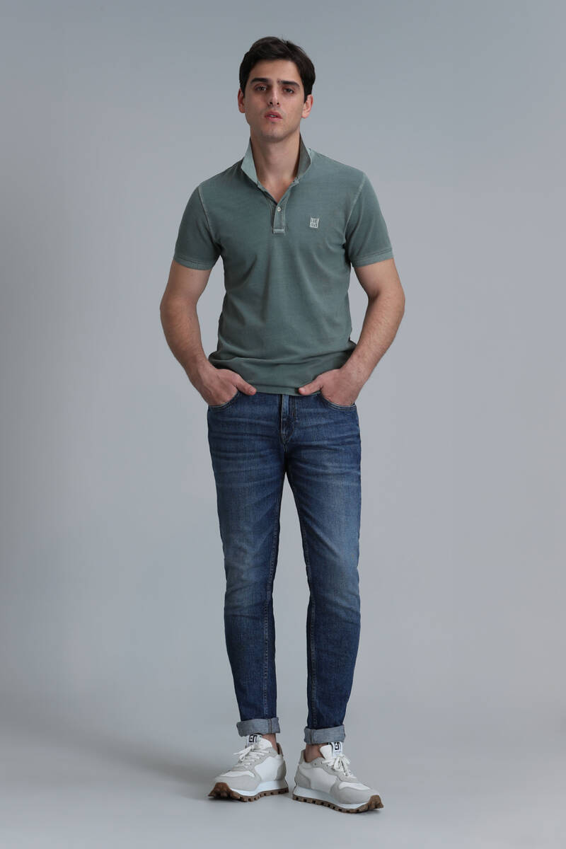 Vernon Smart Erkek Polo Tişört Nefti Yeşil - 2