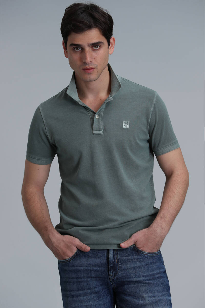 Vernon Smart Erkek Polo Tişört Nefti Yeşil - 3