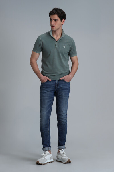 Vernon Smart Erkek Polo Tişört Nefti Yeşil - 4