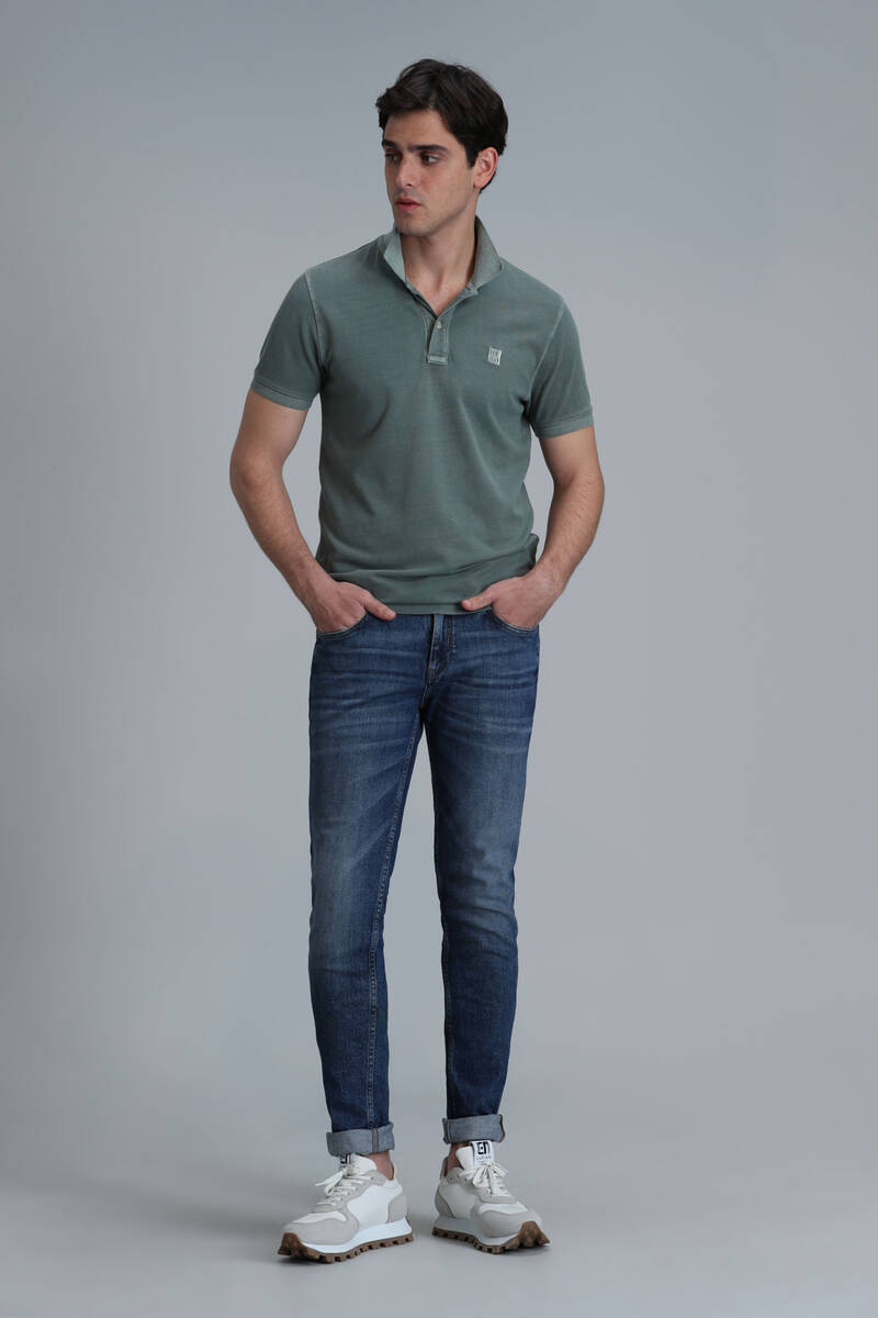 Vernon Smart Erkek Polo Tişört Nefti Yeşil - 4