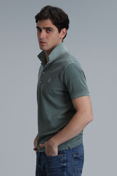 Vernon Smart Erkek Polo Tişört Nefti Yeşil - 5