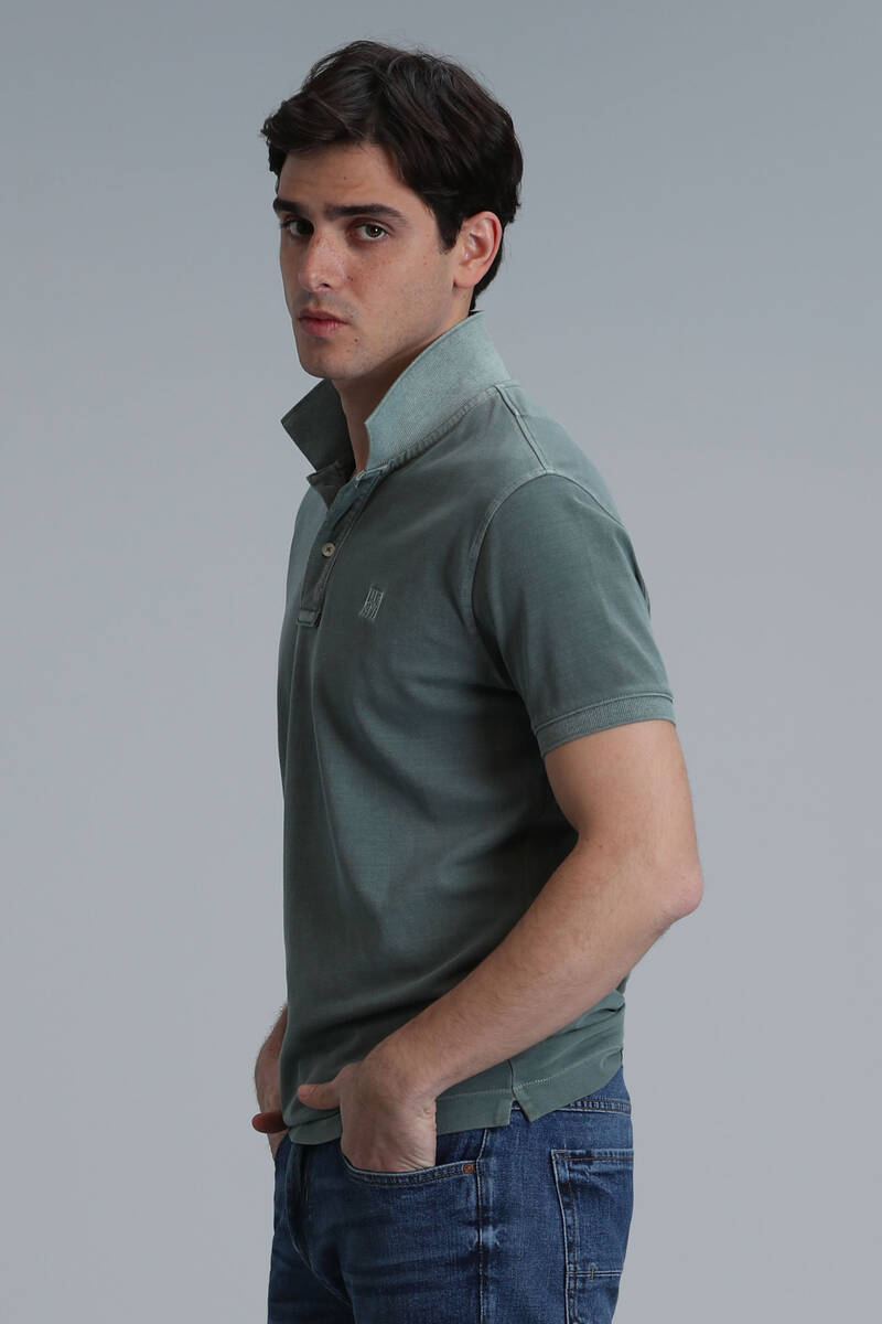 Vernon Smart Erkek Polo Tişört Nefti Yeşil - 5