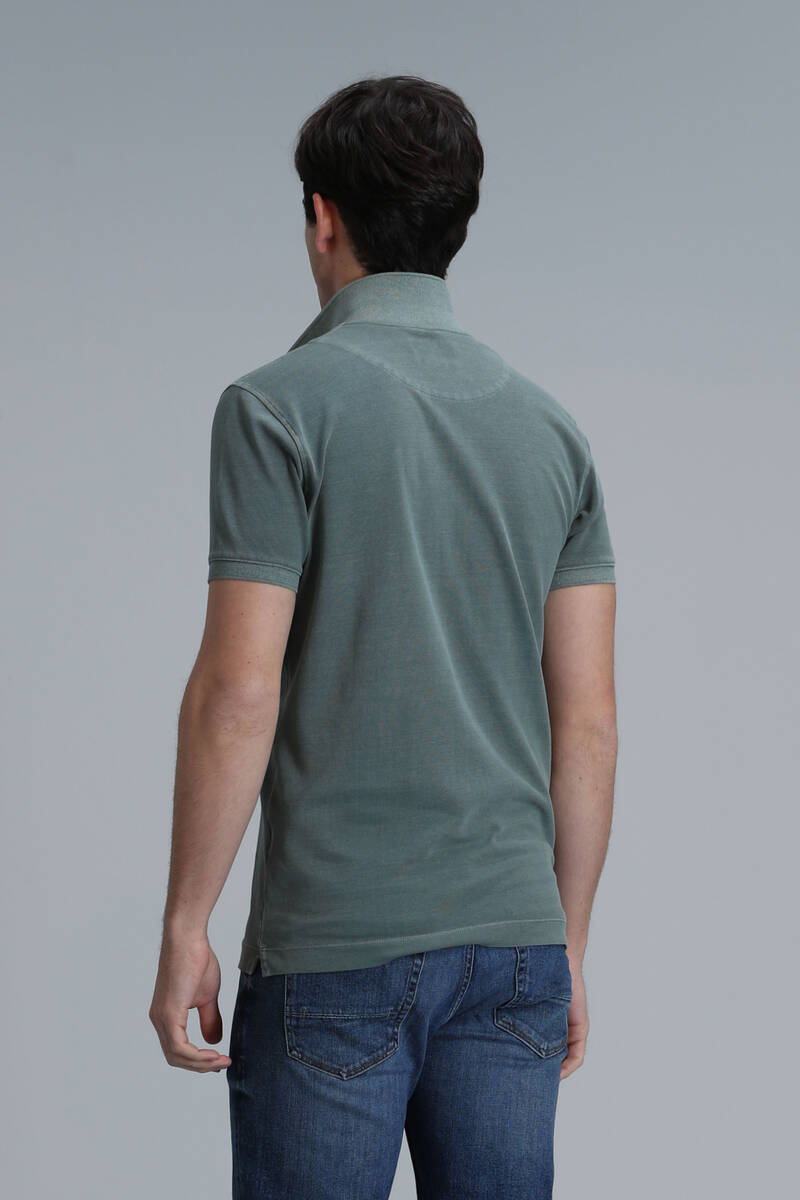 Vernon Smart Erkek Polo Tişört Nefti Yeşil - 6
