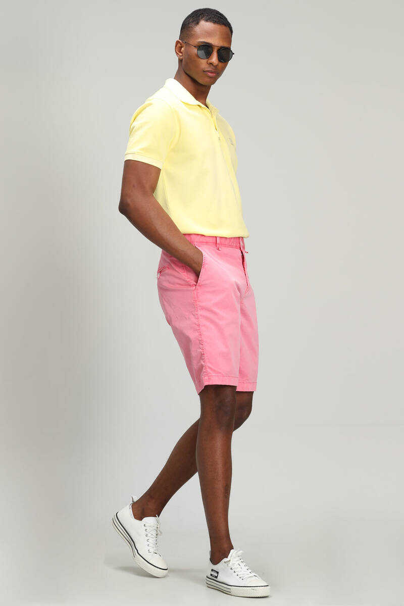 Vernon Spor Polo Yaka Erkek Tişört Sarı - 3
