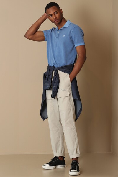 LUFIAN - Vernon Sport Cotton Buttoned Men's Polo T-Shirt (1)