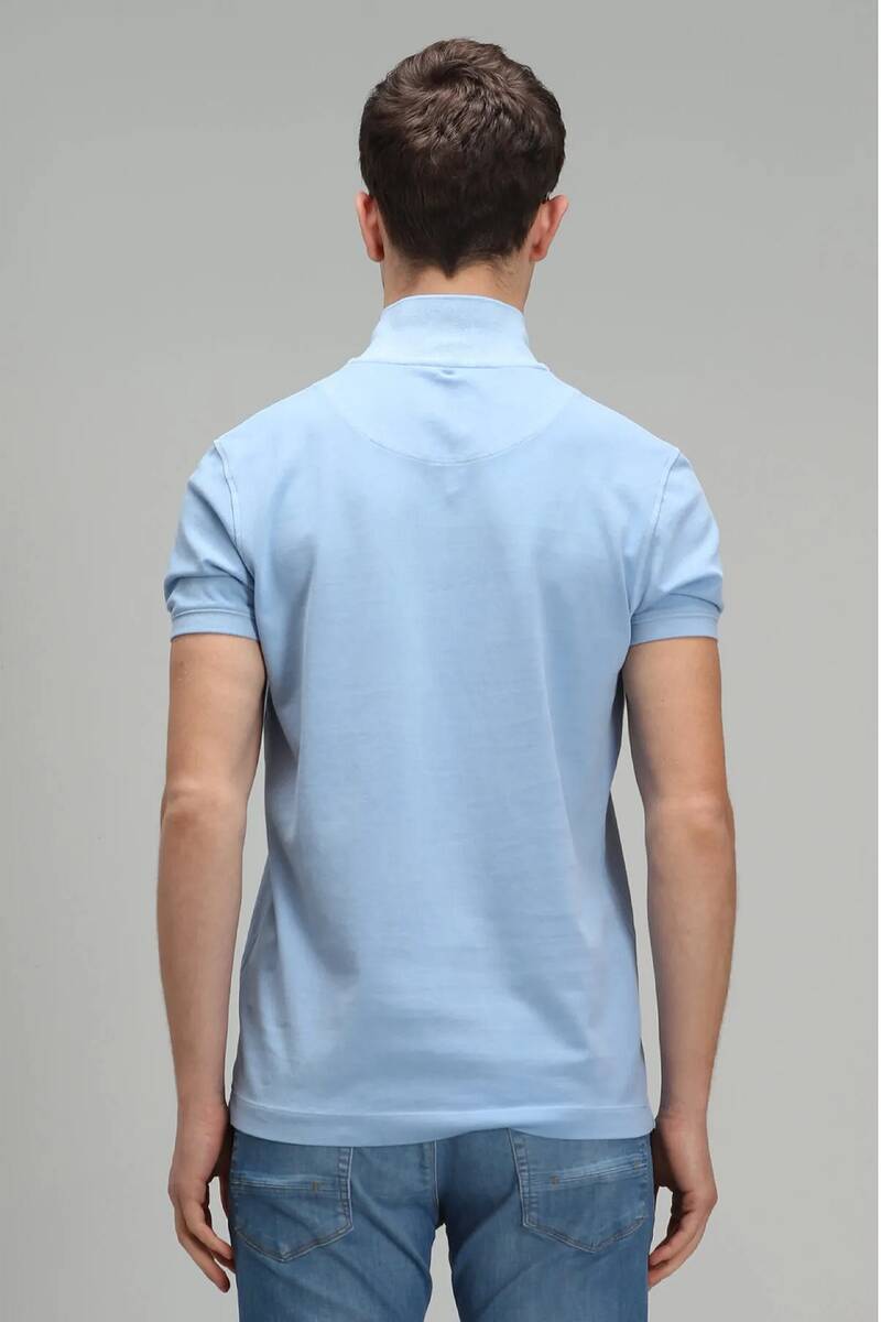 Vernon Sports Polo Neck Men's T-Shirt Blue - 6