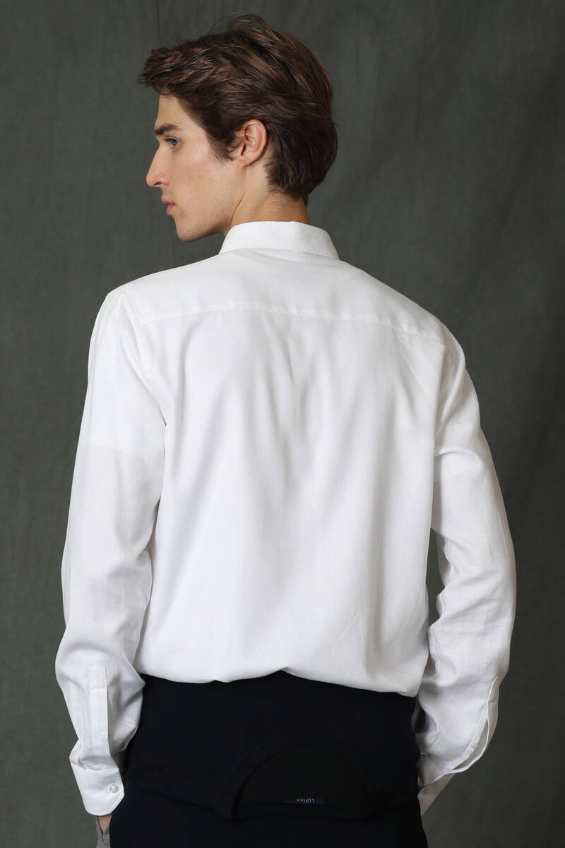 Vıana Men's Basic Shirt - 8