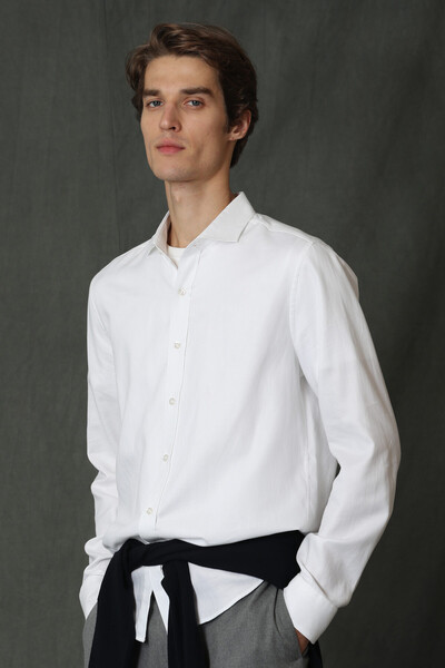 Vıana Men's Basic Shirt - Thumbnail