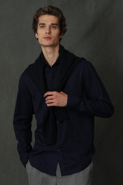 Vıana Men's Basic Shirt - 15