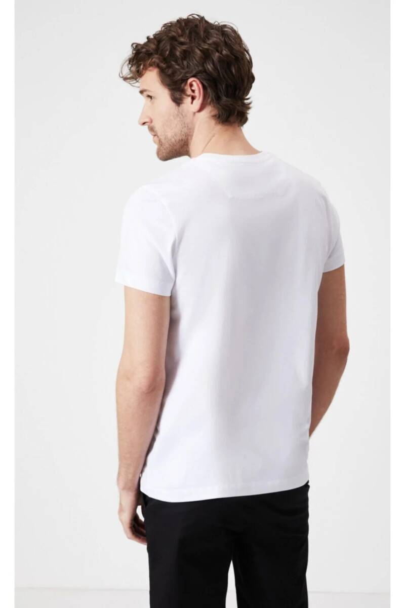 Vicino Men's Printed T-Shirt White - 3