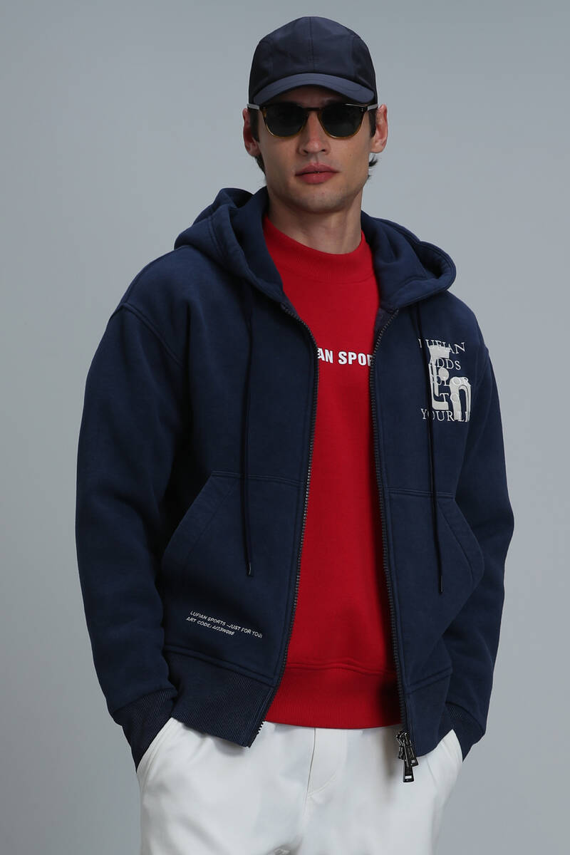 Victor Tracksuit Top Navy Blue - 2