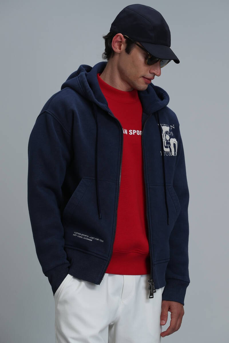 Victor Tracksuit Top Navy Blue - 3