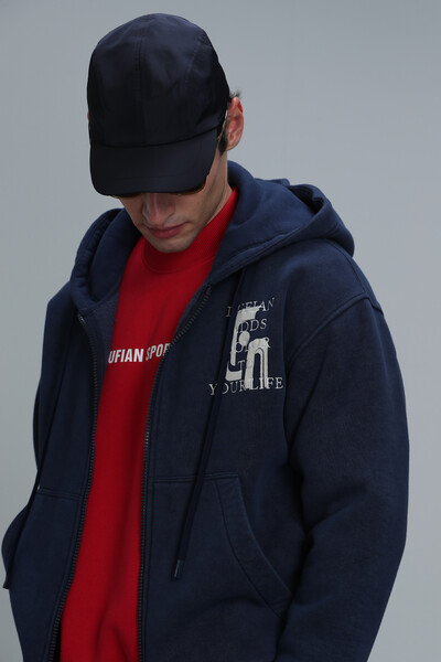 Victor Tracksuit Top Navy Blue - 4