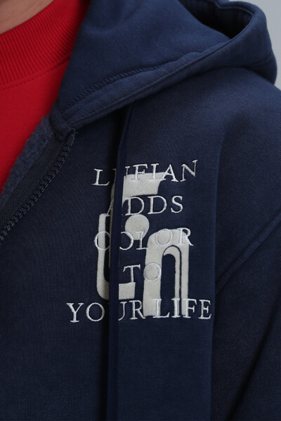 Victor Tracksuit Top Navy Blue - 5