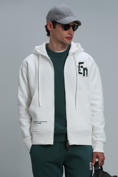 Victor Tracksuit Top Off White - 1