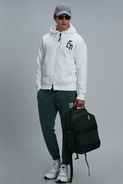 Victor Tracksuit Top Off White - 4