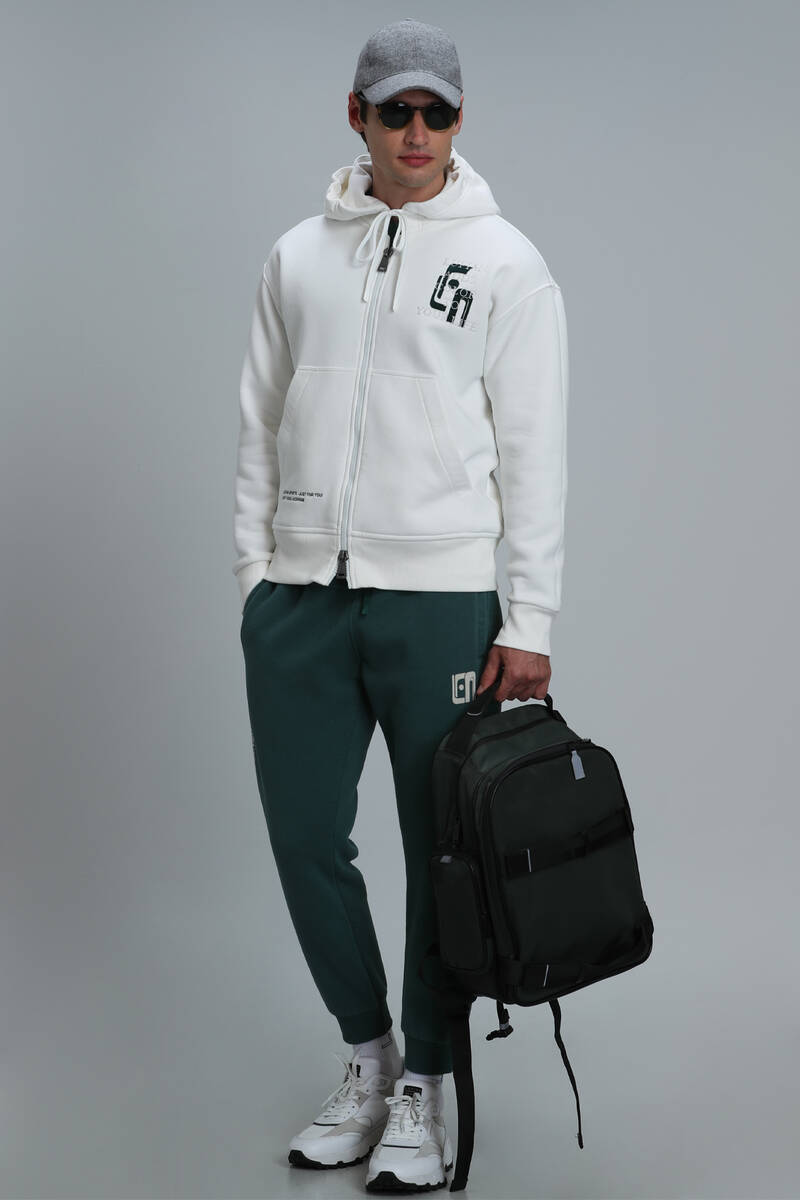 Victor Tracksuit Top Off White - 4