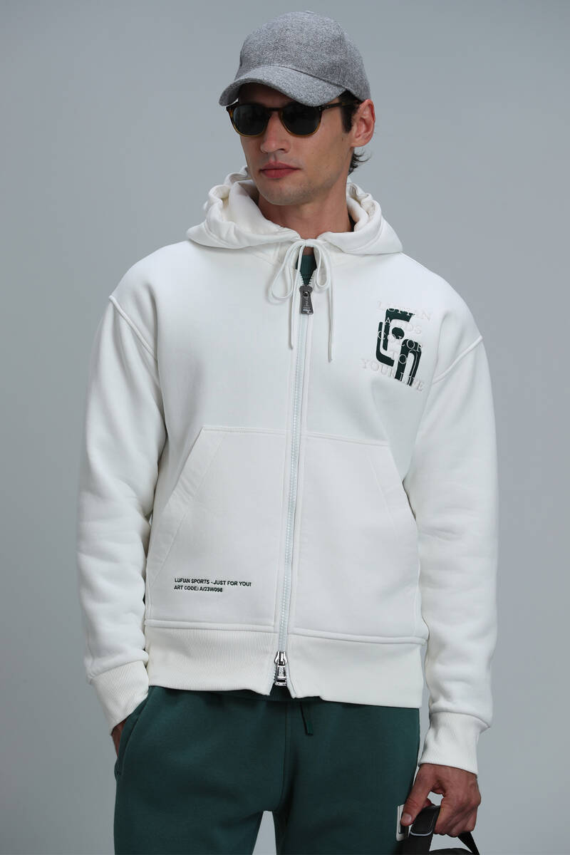 Victor Tracksuit Top Off White - 5
