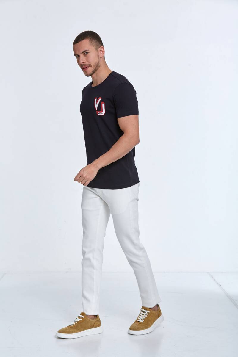 VJ Five Star Printed Cotton T-Shirt - 7