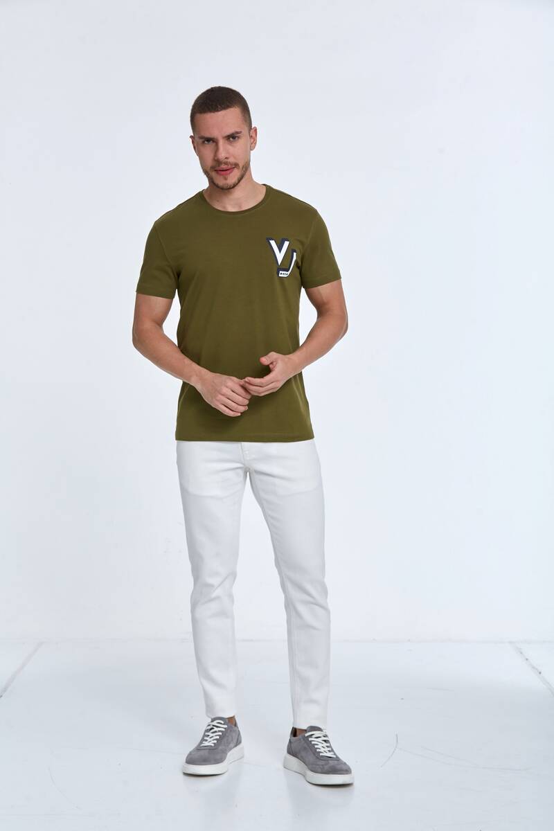 VJ Five Star Printed Cotton T-Shirt