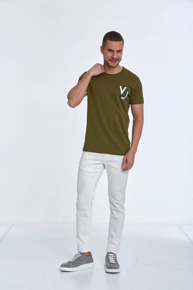 VJ Five Star Printed Cotton T-Shirt - 12