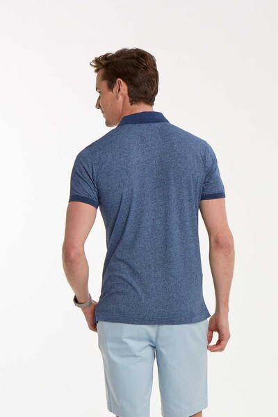 VJ Printed Polo Neck Men's T-Shirt - 4