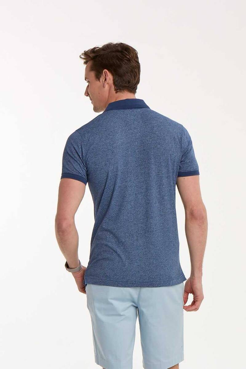 VJ Printed Polo Neck Men's T-Shirt - 4