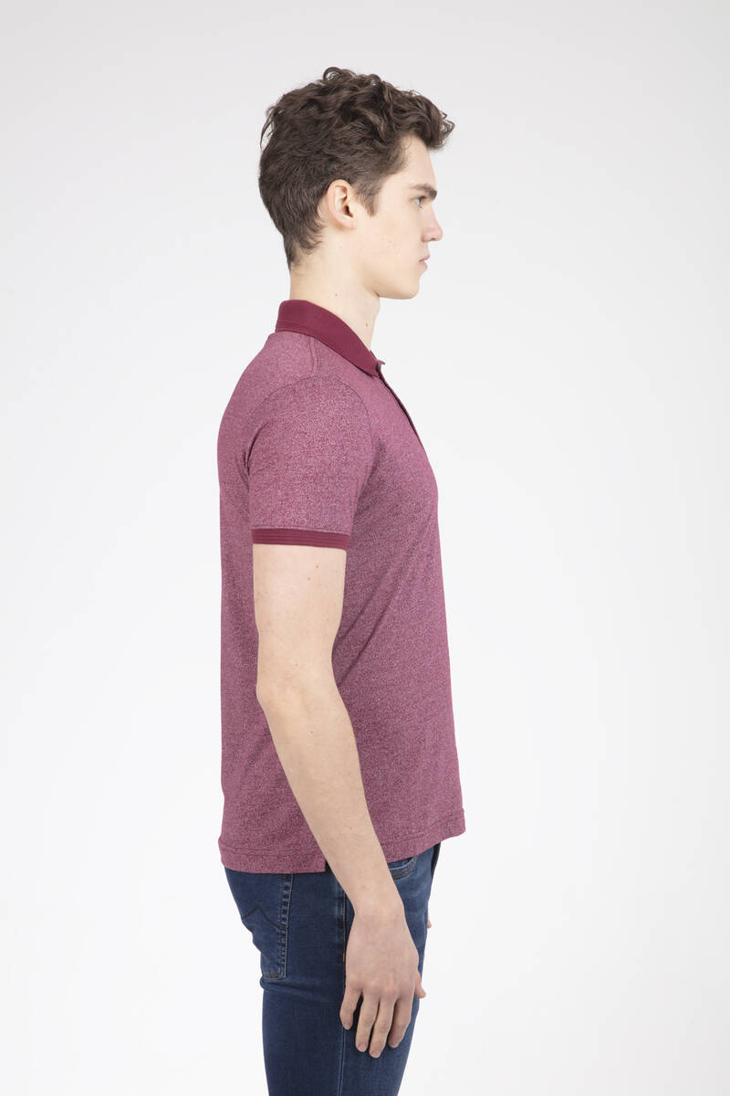 VJ Printed Polo Neck Men's T-Shirt - 23