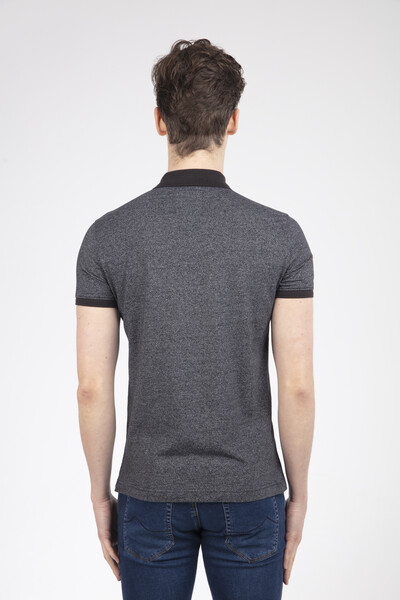 VJ Printed Polo Neck Men's T-Shirt - 20