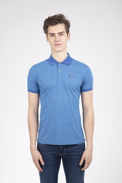 VJ Printed Polo Neck Men's T-Shirt - 13