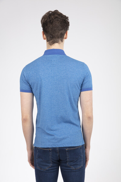 VJ Printed Polo Neck Men's T-Shirt - 15