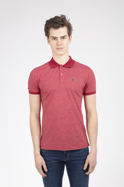 VJ Printed Polo Neck Men's T-Shirt - 10