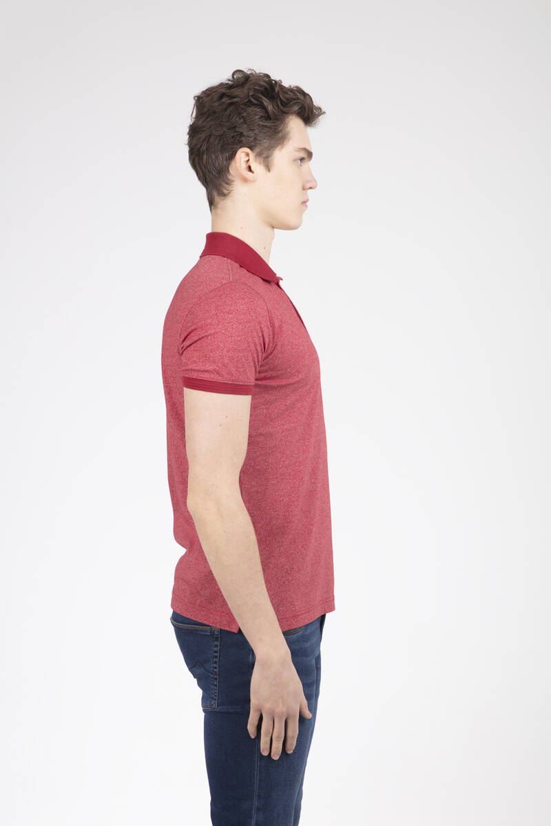 VJ Printed Polo Neck Men's T-Shirt - 11