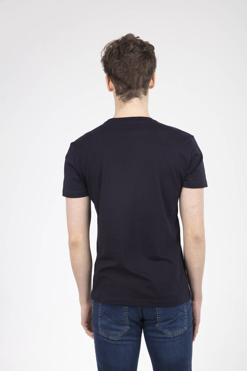 VJ SPORT Printed Round Neck Men's T-Shirt - 4