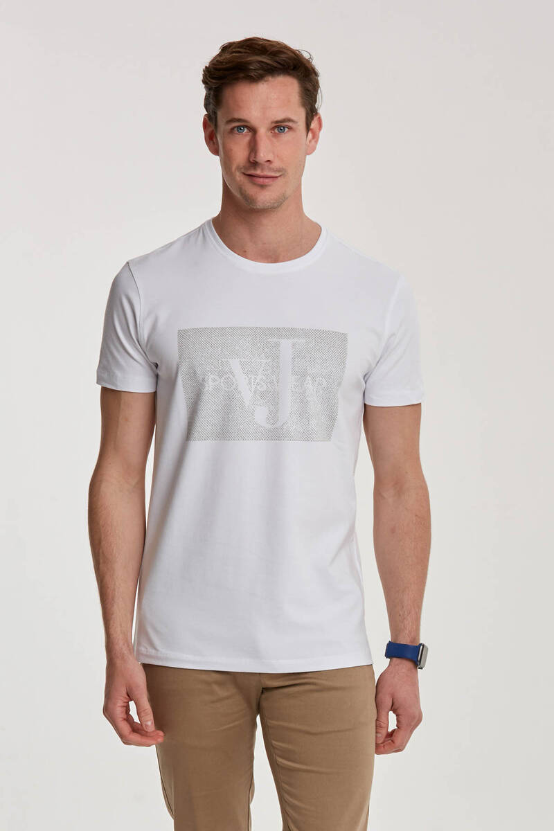 VJ SPORTS WEAR Printed Round Neck Men's T-Shirt