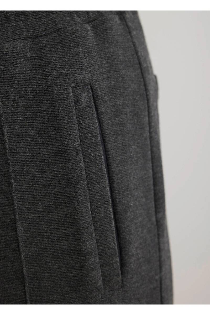 Volano Antrasit Renk Örme Kumaşdan Jogger Pantolon - 3