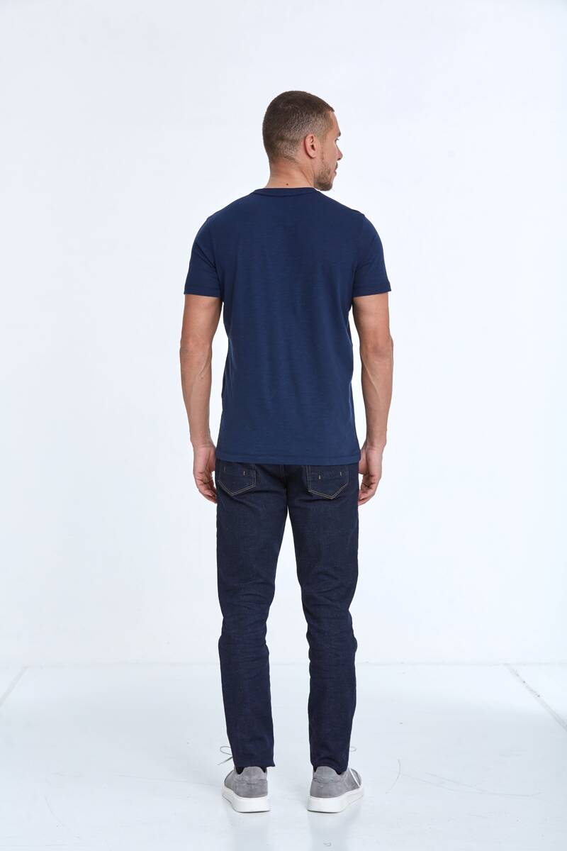 Voltaj Хлопковая мужская футболка с цветочным принтом - 10