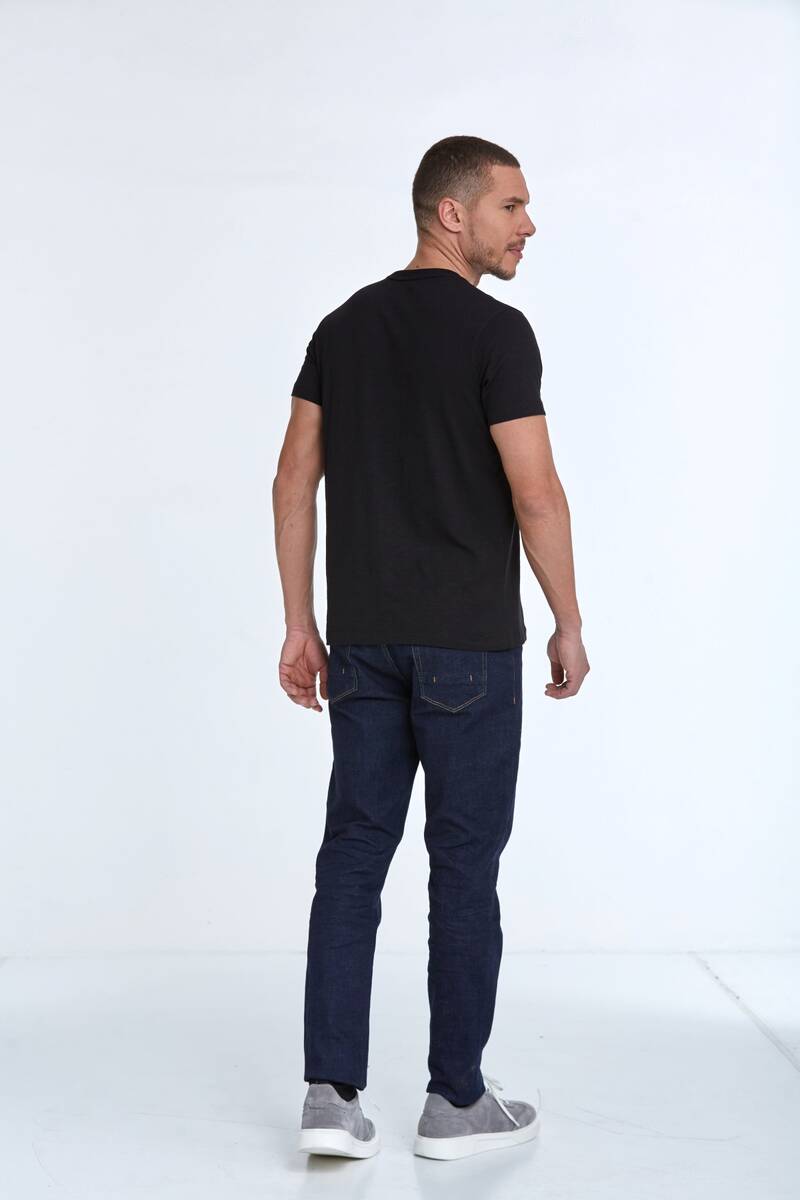 Voltaj Хлопковая мужская футболка с цветочным принтом - 20