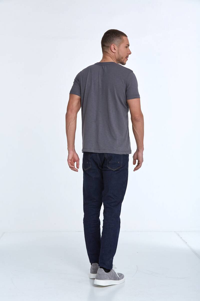 Voltaj Хлопковая мужская футболка с цветочным принтом - 5