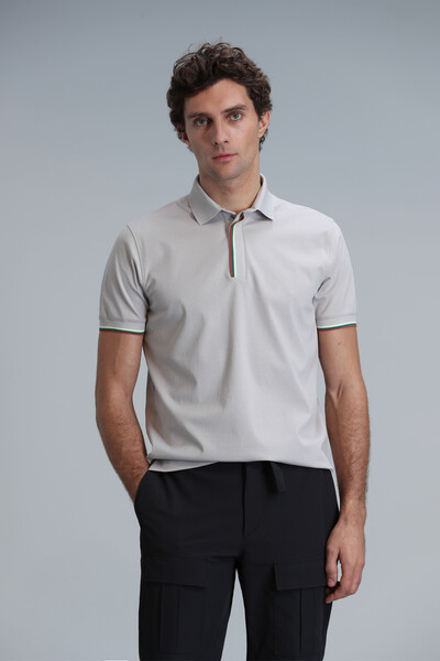 Warm Smart Erkek Polo Tişört Taş 